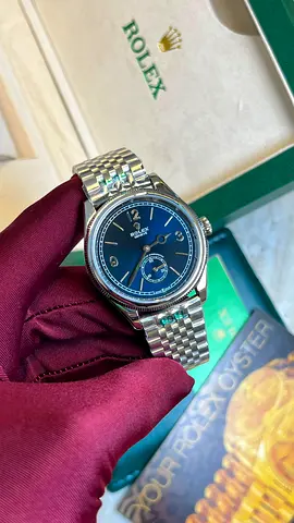 Rolex Oyster Perpetual with Blue Dial on Jubilee Bracelet - Preowned