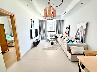 Luxurious Furnished 1-BEDROOM with Partial Sea View || 12 Cheques Payment ||