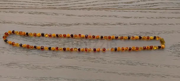 Genuine Amber Bead Necklace - Great for teething babies