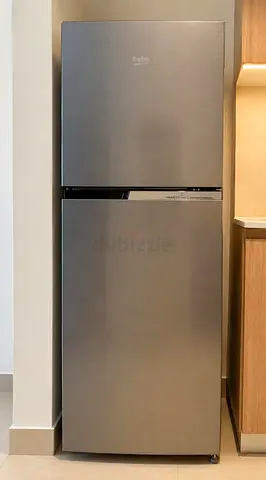 Beko Silver Top-Freezer Refrigerator - Good Condition