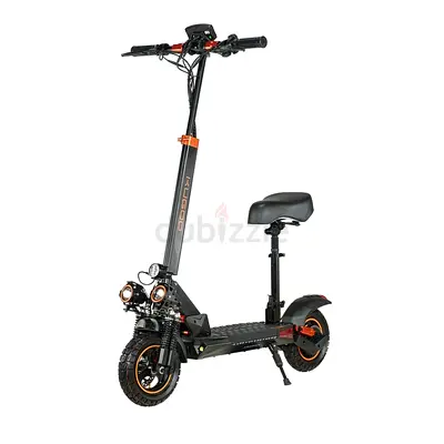 Kugoo Electric Scooter with Seat and Dual Lights