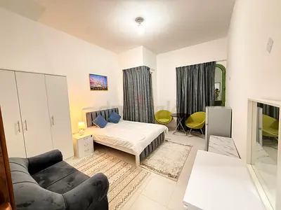 Fully furnished ready to move budget free studio room tourist club area close to abudhabi mall