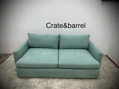 Excellent condition cratebarrel two seater sofa