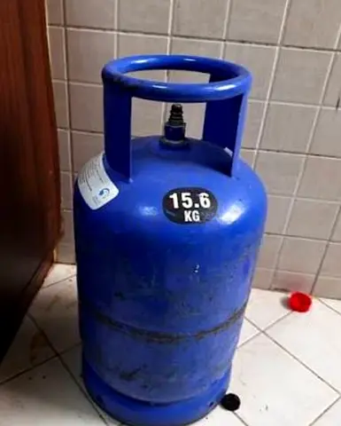15.6 kg Blue Gas Cylinder (Used) - Good Condition