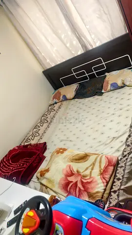 Bed with cot