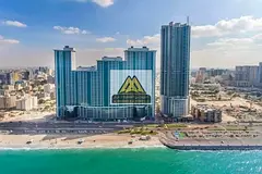 Two-bedroom apartment with a full sea view for rent in Corniche Tower