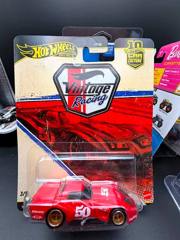 Hot Wheels Vintage Racing #50 Red Corvette (New in Pack)