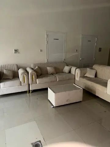 Light Beige Sofa set with coffee table