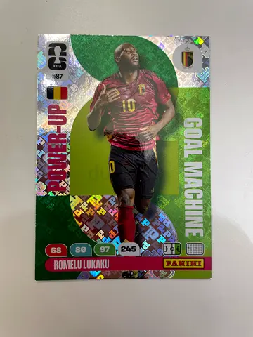 Panini Romelu Lukaku Goal Machine Power Up Trading Card