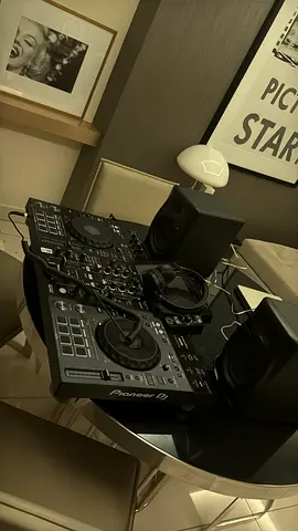 Pioneer DJ DDJ-800 Performance Controller with Speakers and Headphones