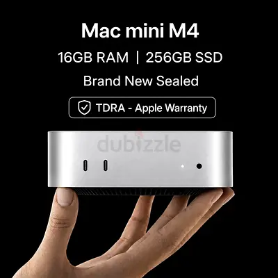MAC MINI WITH M4 CHIP 16GB RAM / 256GB SSD - TDRA