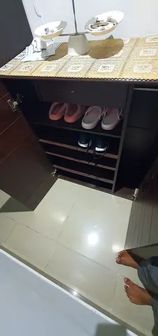 Wooden Shoe Rack / Cabinet in good condition