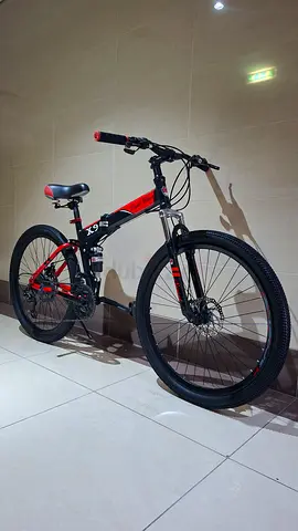 Foldable Sports Mountain Bike 26” | 21-Speed | Dual Suspension | Disc Brakes | Free Helmet
