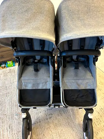 Bugaboo donkey 3 double stroller with bassinets (x2)