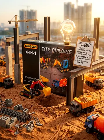 FANG GAO 4-in-1 City Building Construction Set (Like New)
