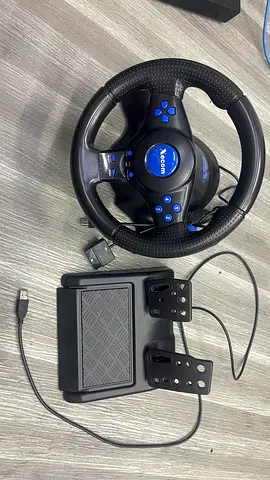 Xecom Speed Racing Wheel with Pedals (UC-RW093) - PC/PS3/PS2 Compatible