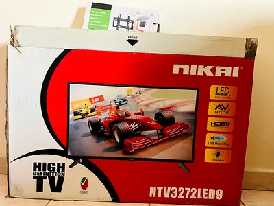 Nikai 32” LED HD TV – Excellent Condition with Wall Mount