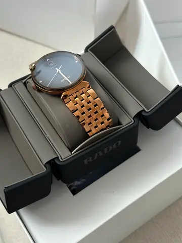 Rado Florence Classic Diamonds 38mm (Ref. R48916703) - Rose Gold PVD / Full Set