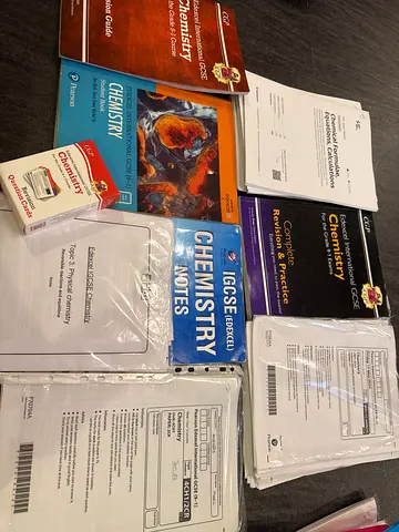 Bundle of Edexcel IGCSE Chemistry Books and Revision Notes - Complete Set