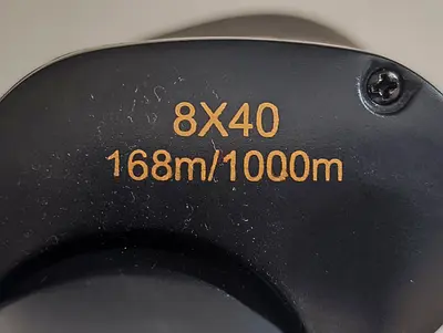 8x40 Binoculars - Compact 8x Magnification, 168m/1000m