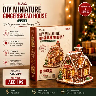 Rolife Gingerbread House