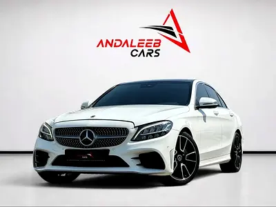 AED 1,360 P.M | 0% DOWN PAYMENT | MERCEDES-BENZ C200 | 2020 | GCC SPECS
