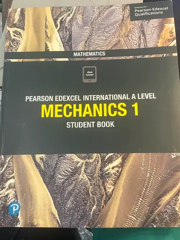 Pearson Edexcel International A Level Mechanics 1 Student Book BRAND NEW + ONLINE VER