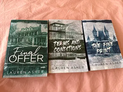 Set of 3 Lauren Asher Dreamland Billionaires novels.