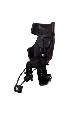 BOBIKE - Rear-mounted Child Bike Seat with Harness (Black)