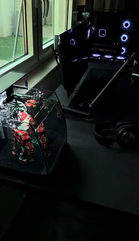 Fish tank with live fish