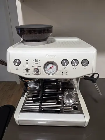 Sage (Breville) Espresso Machine with Built-in Grinder - White