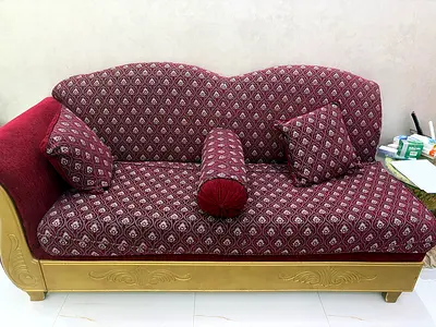 Dark Red Family Sofa Set – Only 499