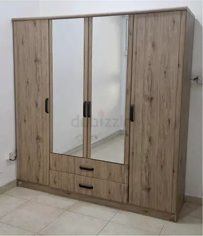wooden 4 door wardrobe