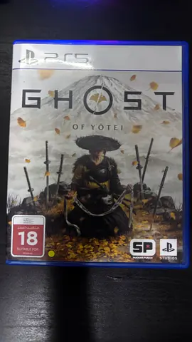 Ghost Of Yotei-PS5 Game - Back Cover Shown (Sekiro / Samurai-style artwork)