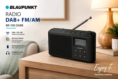 Blaupunkt BR-700 DAB+ FM/AM Portable Radio - Excellent Condition