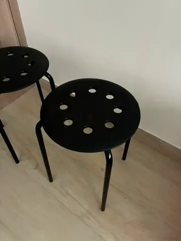 Pair of Black Stools
