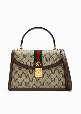 Gucci GG Supreme Top Handle Bag - Brown Monogram