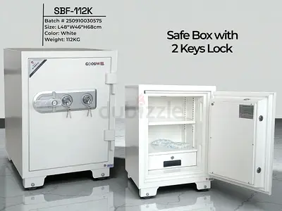 Goodwill SBF-112K Heavy Duty Safe Box with 2 Keys Lock