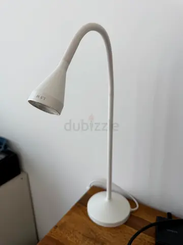 Set of 3 gooseneck bedside/table lamp - adjustable LED - 2 black 1 white - IKEA Nävlinge