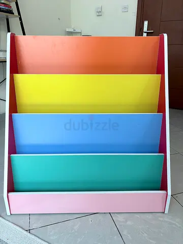 Multi-colour 5-tier Open Shelf Storage Unit