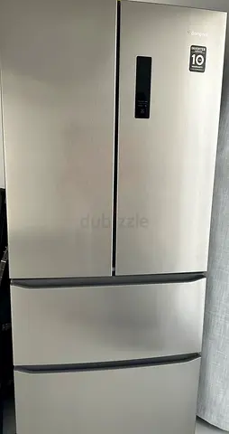Bompani 480 Liters French Door Refrigerator, Stainless Steel, Color Silver