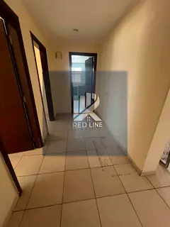 2-bedroom apartment for rent in Al Mareija with a prime location and beautiful sea view. Features a