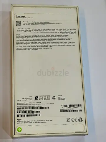 iPhone 15 Plus 512 GB Original  Clean With Box  Accessories