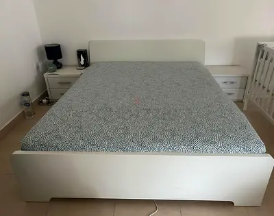 White Double Bed Frame