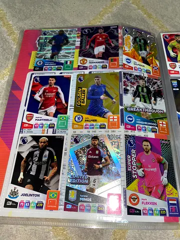 Real and rare football cards