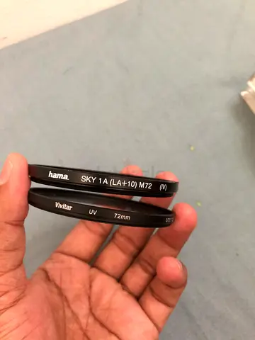 Set of 72mm Hama UV and Skylight (LA+10) Camera Filters