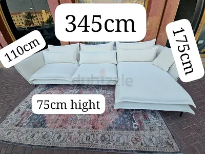 Cozy Home L Shape Sofa Beige