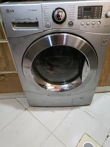 LG Front Load Washing Machine Direct Drive 9kg / 6kg Dryer - Silver