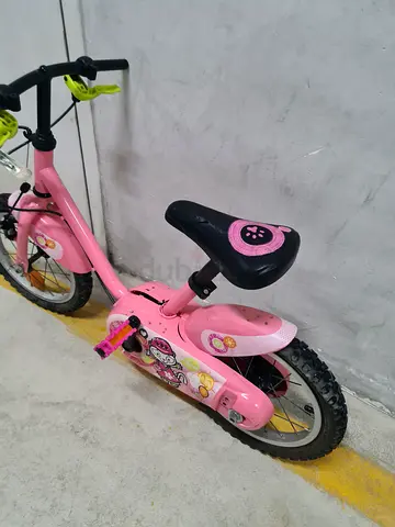 Pink Girls Bicycle with Graphic Design