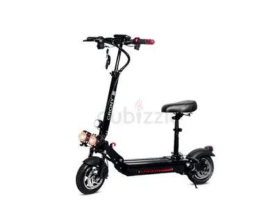 Crony V10 Big Display Electric Scooter with Seat 1200W, 48V/14AH